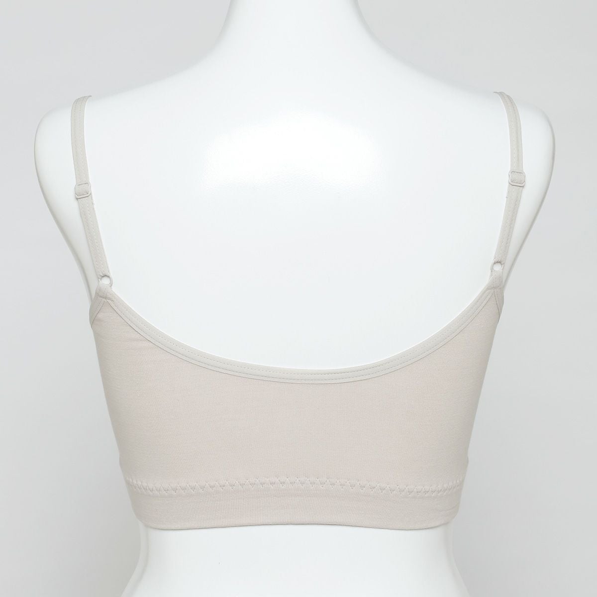 育乳ブラ・補正ブラのバックブラ・おやすみブラ　パールグレーの画像