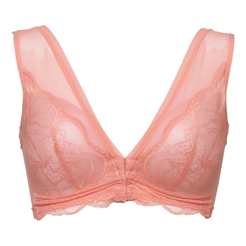 育乳ブラ・補正ブラのBAK&HAK　ノンブラ　ピンクの画像